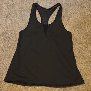 Kiava Black Racerback Mesh Tank Top
